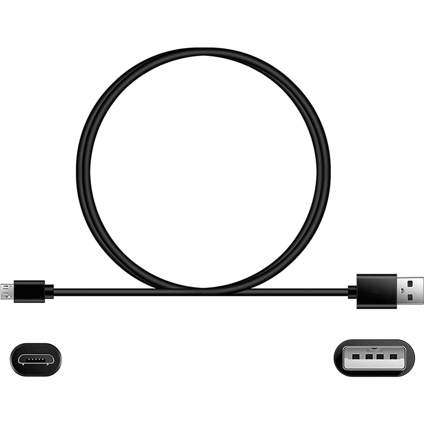 Cable de carga Micro USB 2.0 Gzzscortd 1.5m para Audio-Technica