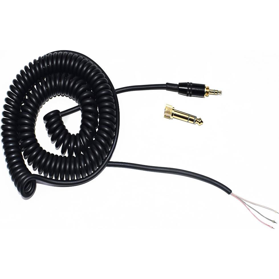 Cable de audio en espiral Saipomor para auriculares Sony y Audio-Technica