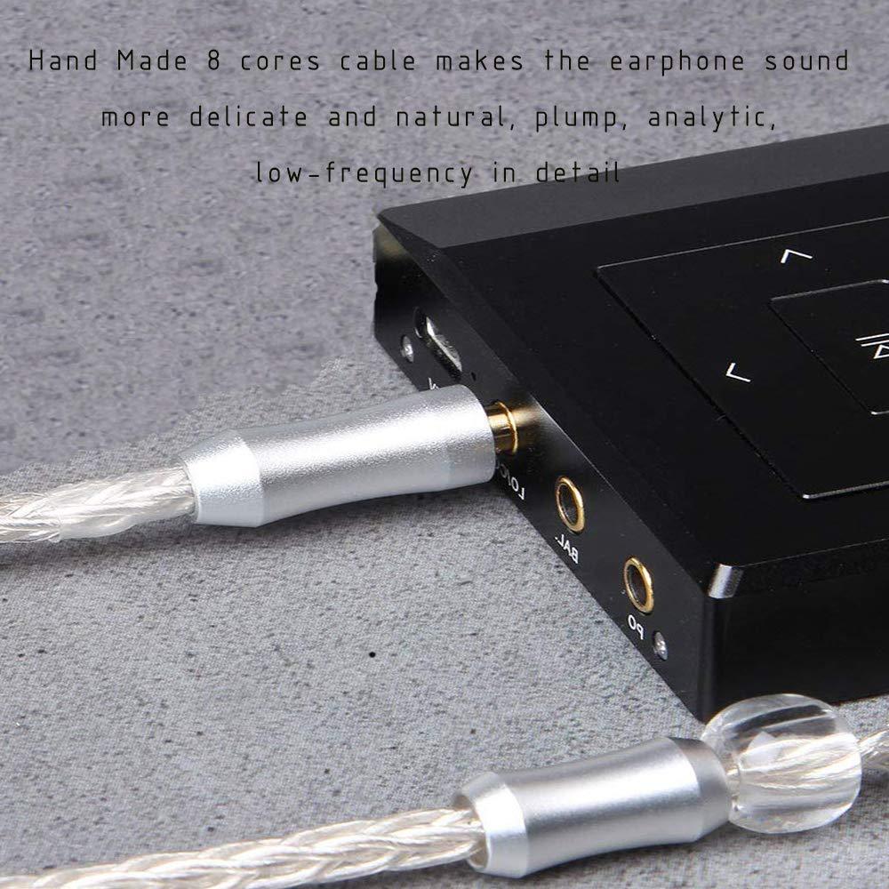 Cable de Reemplazo de Auriculares FEDAI MMCX 1.2m Plata