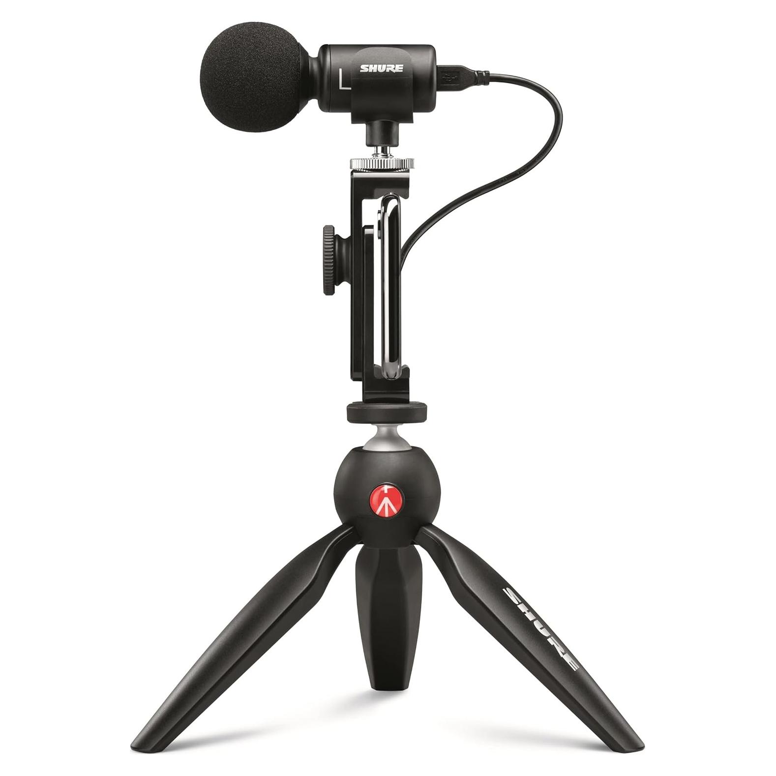 Micrófono Shure MV88+ Kit de Video con Trípode y Cables