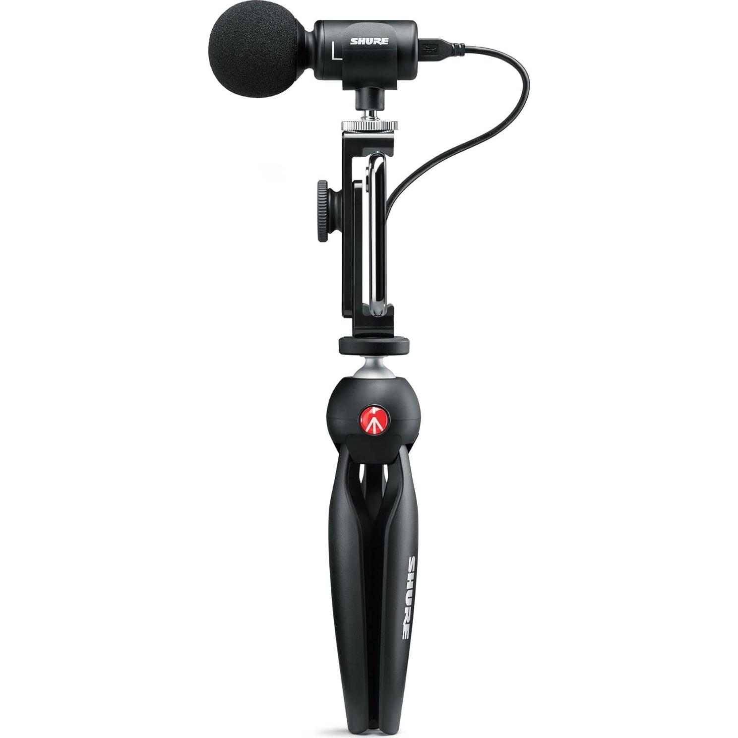 Micrófono Shure MV88+ Kit de Video con Trípode y Cables