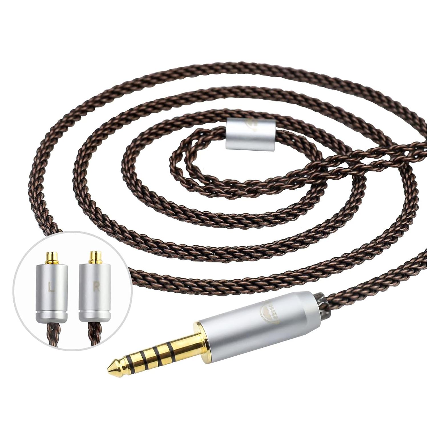 Cable de Reemplazo MMCX okcsc para Auriculares Shure 1.22m