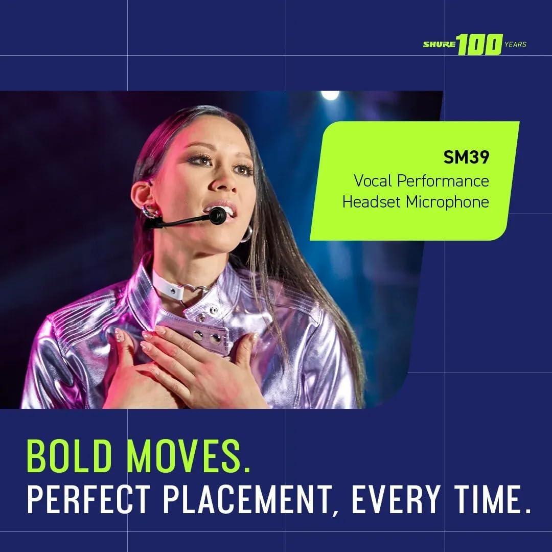 Micrófono de Auricular Shure SM39 - Vocal Cardioide 55g