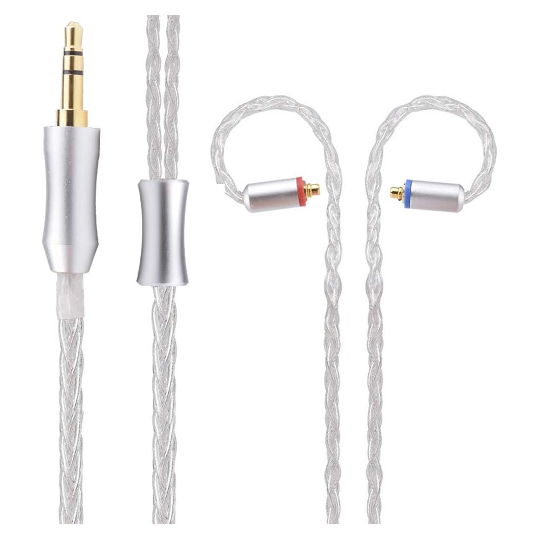 Cable de audio MMCX 8 núcleos Sqrmekoko para auriculares