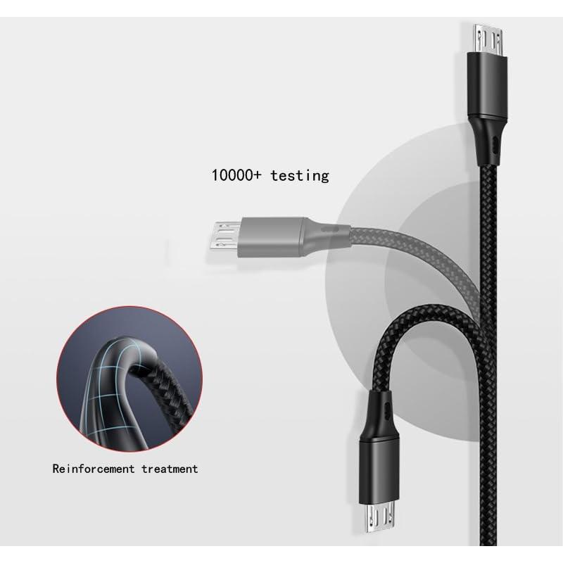 Cable de Carga Micro USB Jyterlks 1.01m para Auriculares