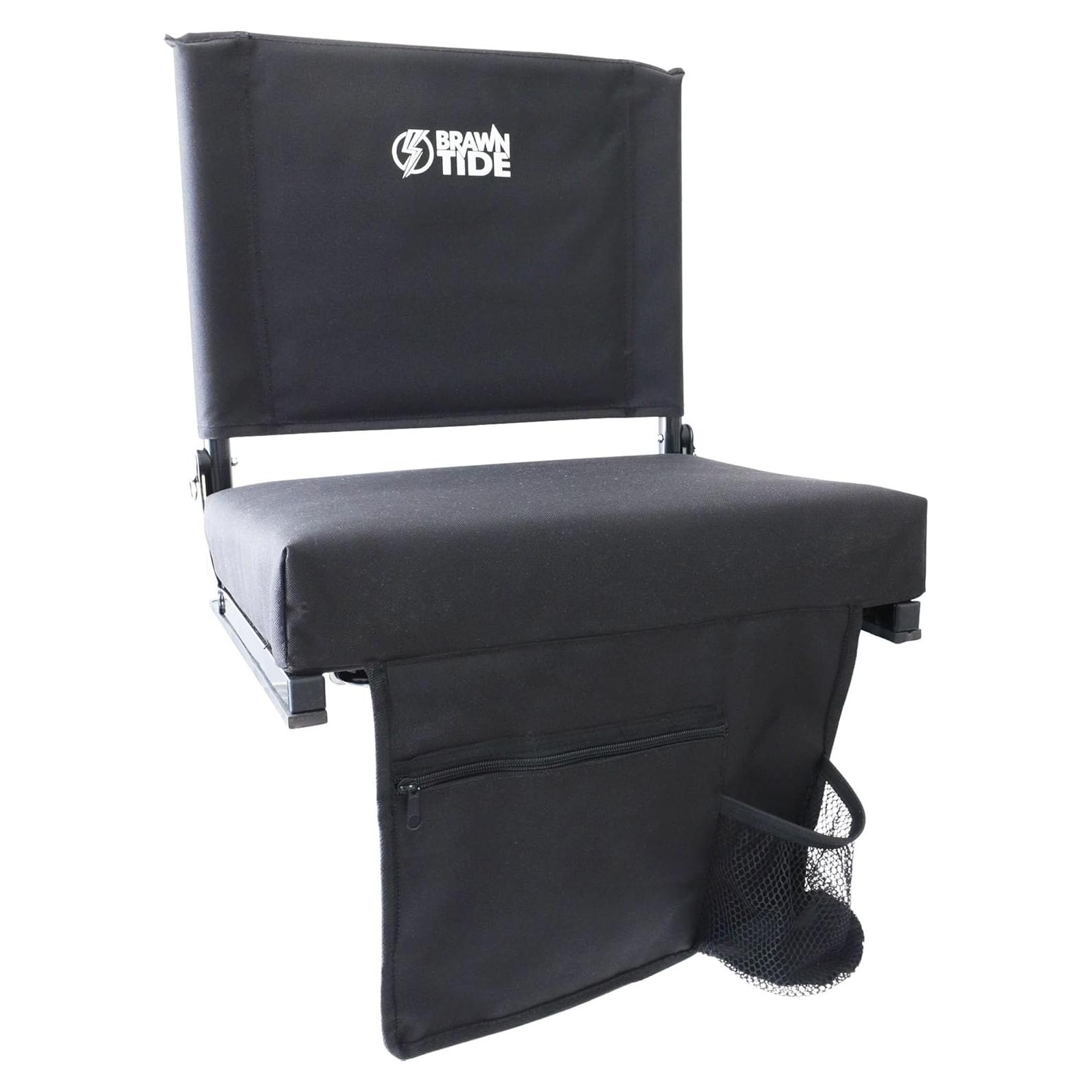 Asiento de Estadio BRAWNTIDE - Cojín Extra Grueso, Soporte Espalda