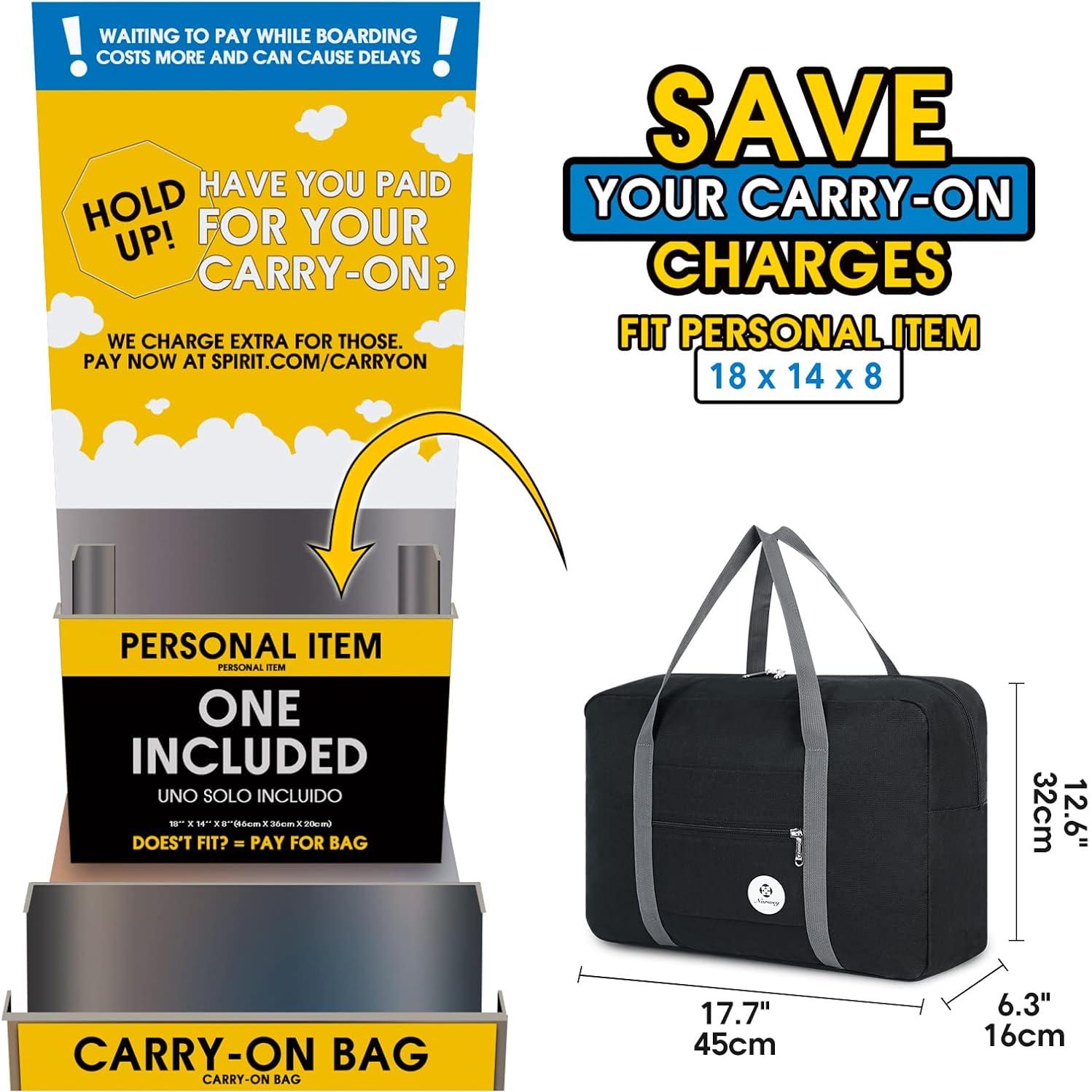 Bolsa de Viaje Plegable Narwey 45x36x20 cm Resistente al Agua