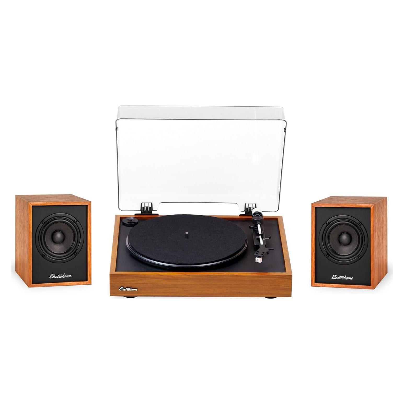 Reproductor de Vinilo Electrohome RR35 con Altavoces Bluetooth
