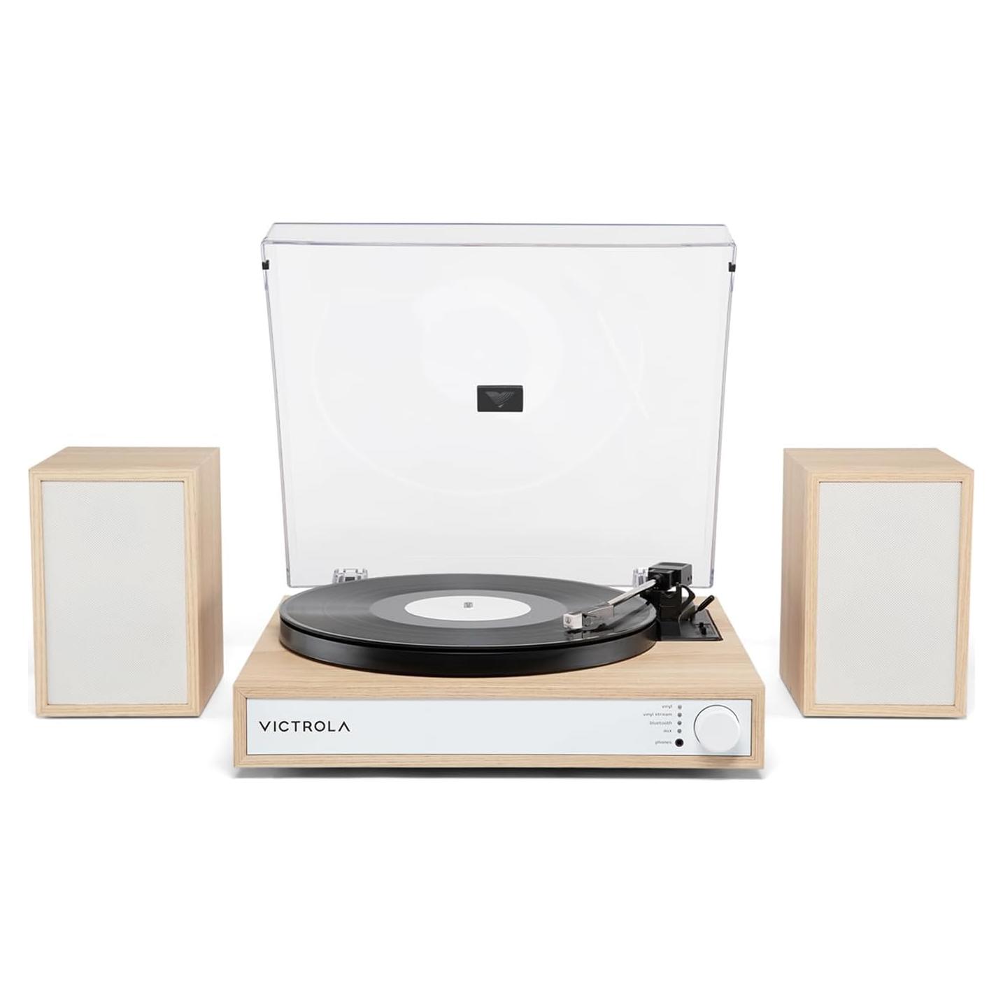 Tocadiscos Bluetooth Victrola Harmony 3 Velocidades Natural