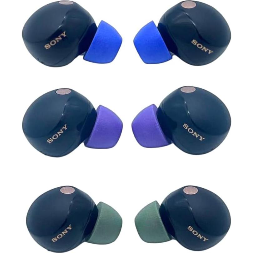 Almohadillas de espuma Comply para auriculares Sony - 3 pares, Grande, Azul