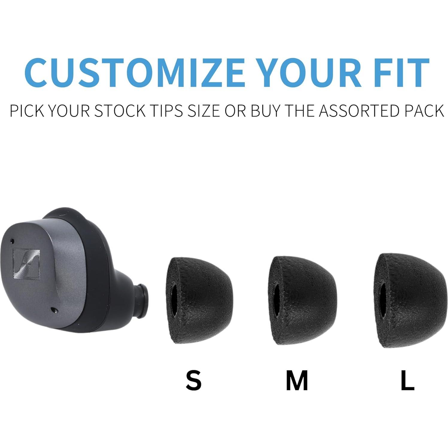 Puntas de Auricular Comply TrueGrip para Sennheiser Momentum 3, 4 - 3 Pares