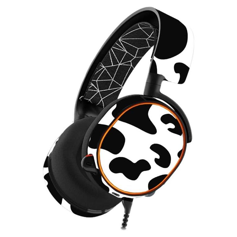 MightySkins Piel Vinilo para Auriculares SteelSeries Arctis 5 - Estampado de Vaca