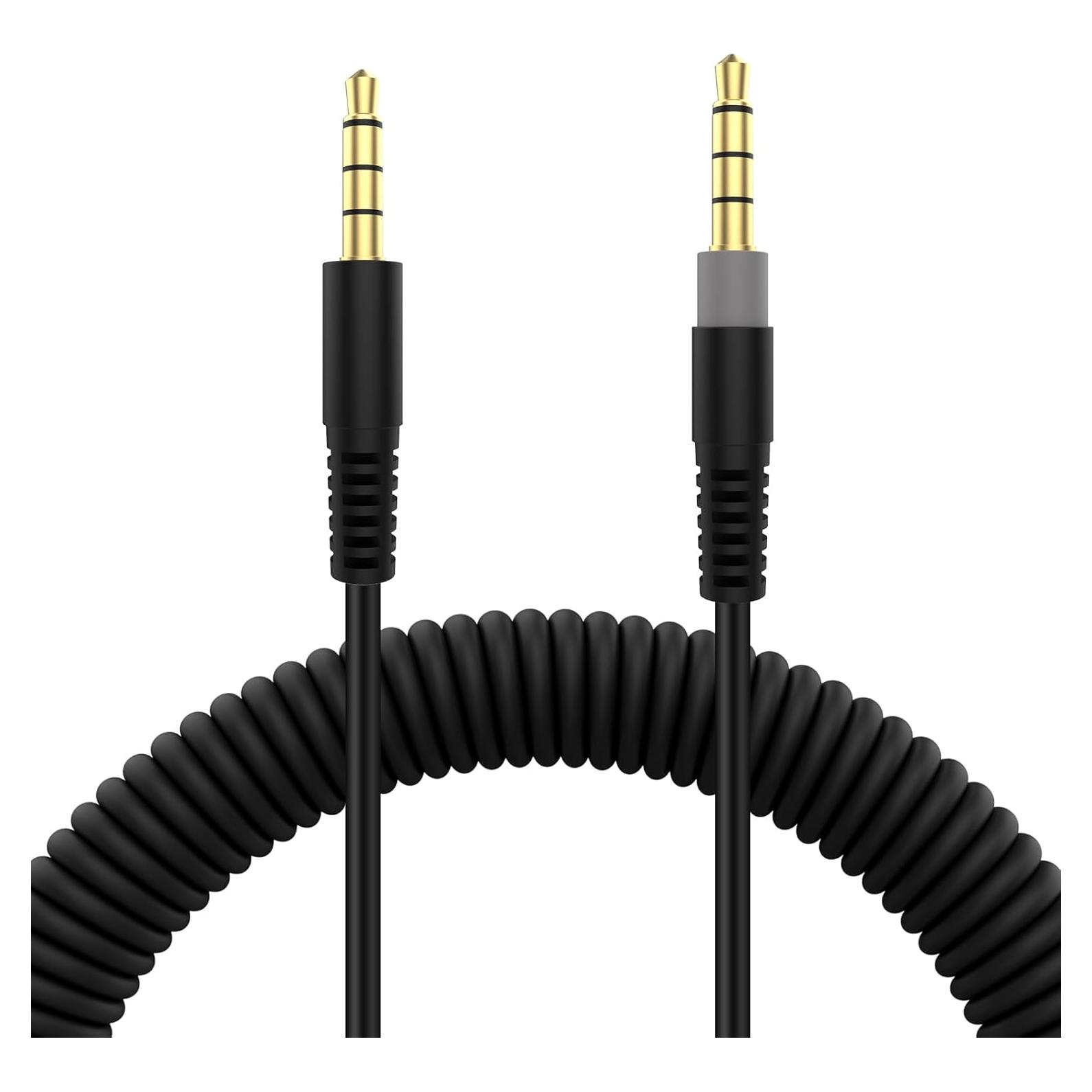 Cable de audio 3.5mm Hizsoaor para HyperX y Logitech 1.3m a 2.5m