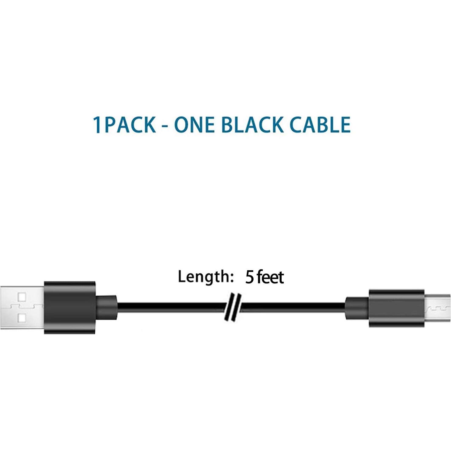 Cable de Carga Micro USB WZHENB 1.52m para Auriculares Gaming