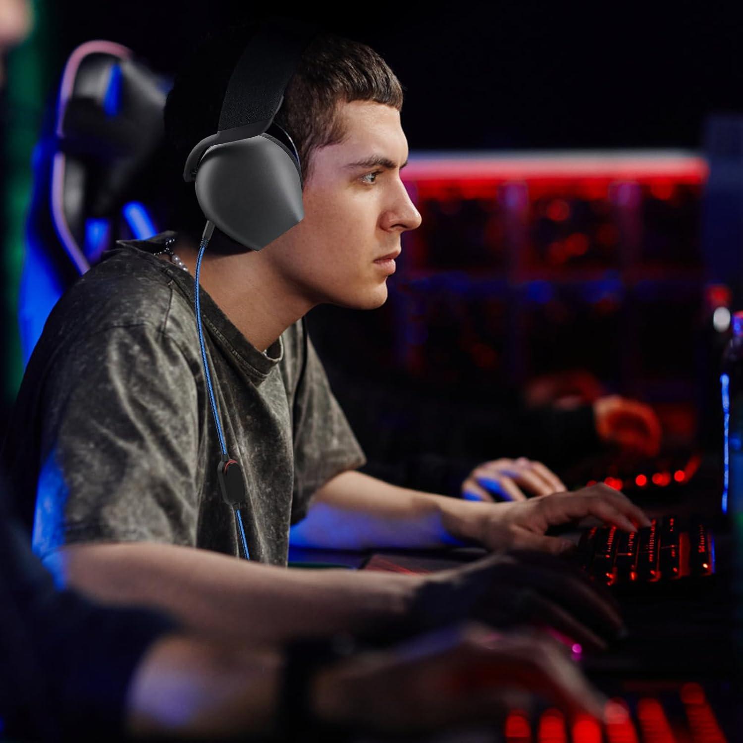 Cable de Auriculares Gaming Lusgawer AW510H 1.98m Azul