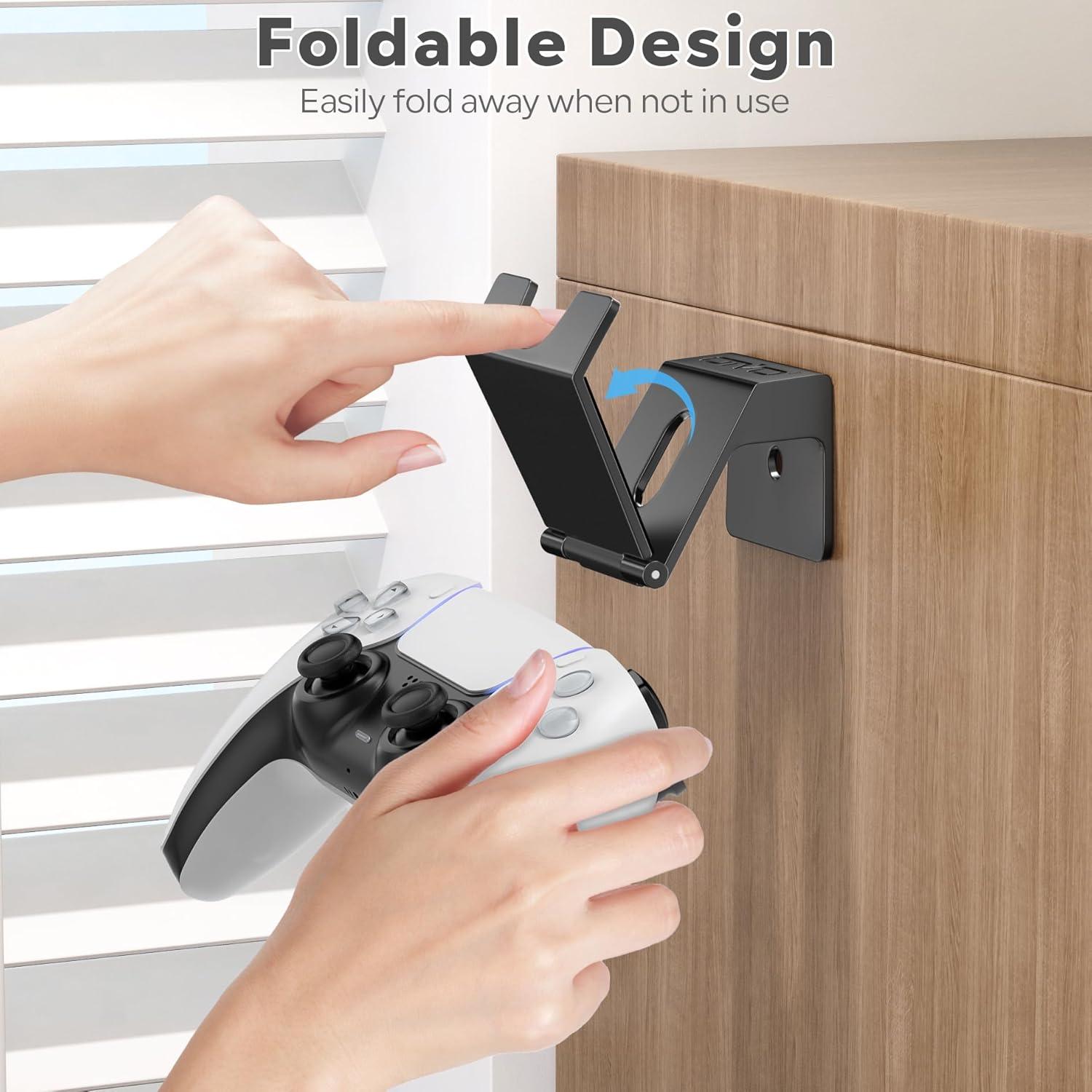 Soporte de Pared OIVO para Controladores y Auriculares - 4 Piezas