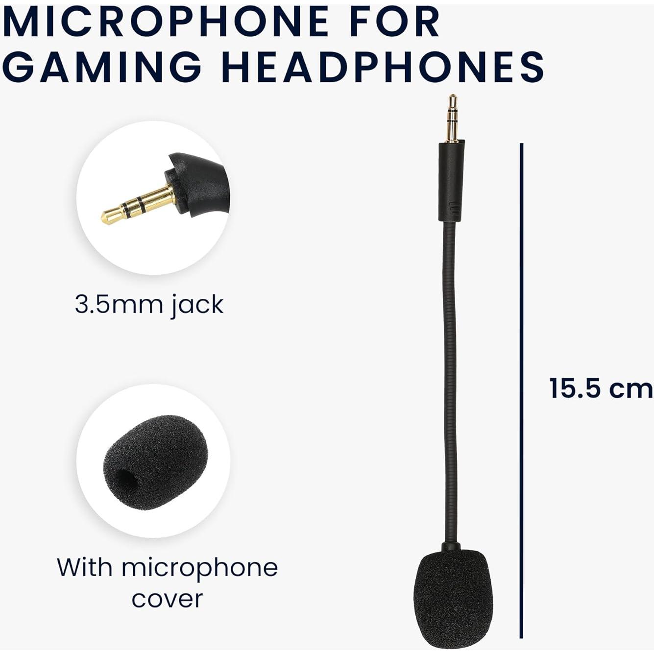 Micrófono de Reemplazo kwmobile para Razer Barracuda X - Negro