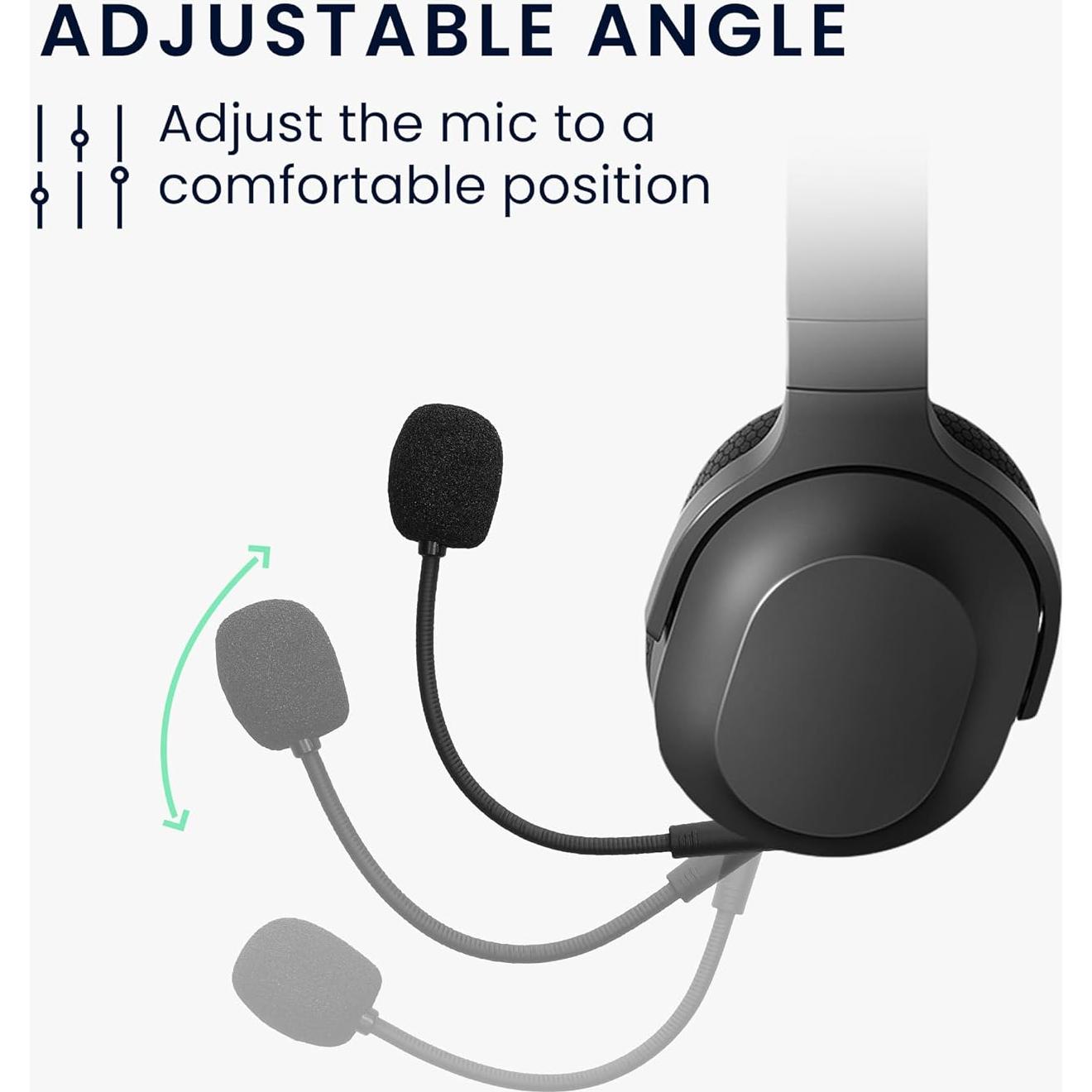 Micrófono de Reemplazo kwmobile para Razer Barracuda X - Negro