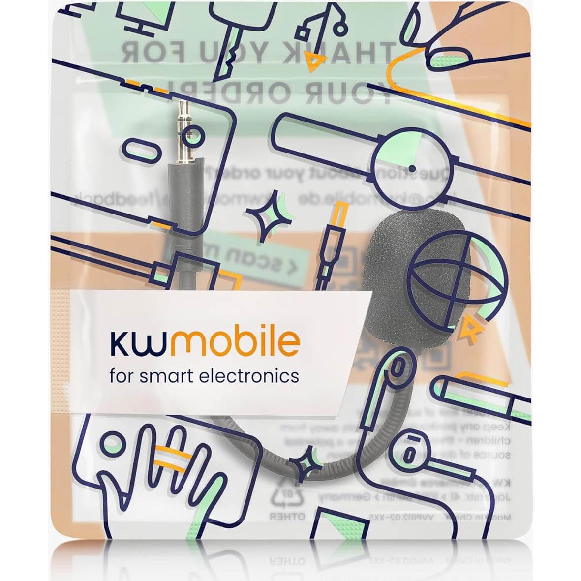 Micrófono de Reemplazo kwmobile para Razer Barracuda X - Negro