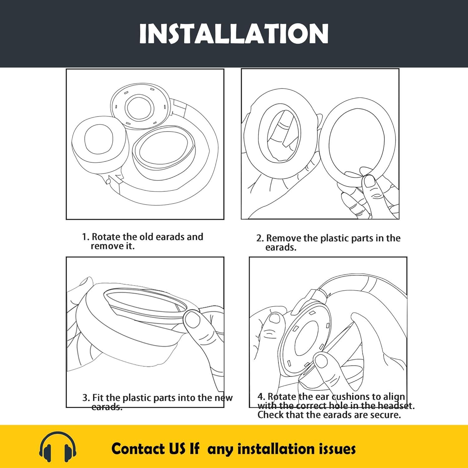 Cojín de Repuesto HTINDUSTRY para Auriculares EKSA E900 E900pro