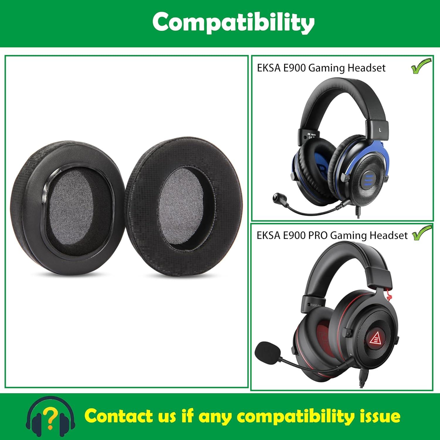 Almohadillas de Reemplazo EKSA E900/E900 PRO - Cuero y Espuma