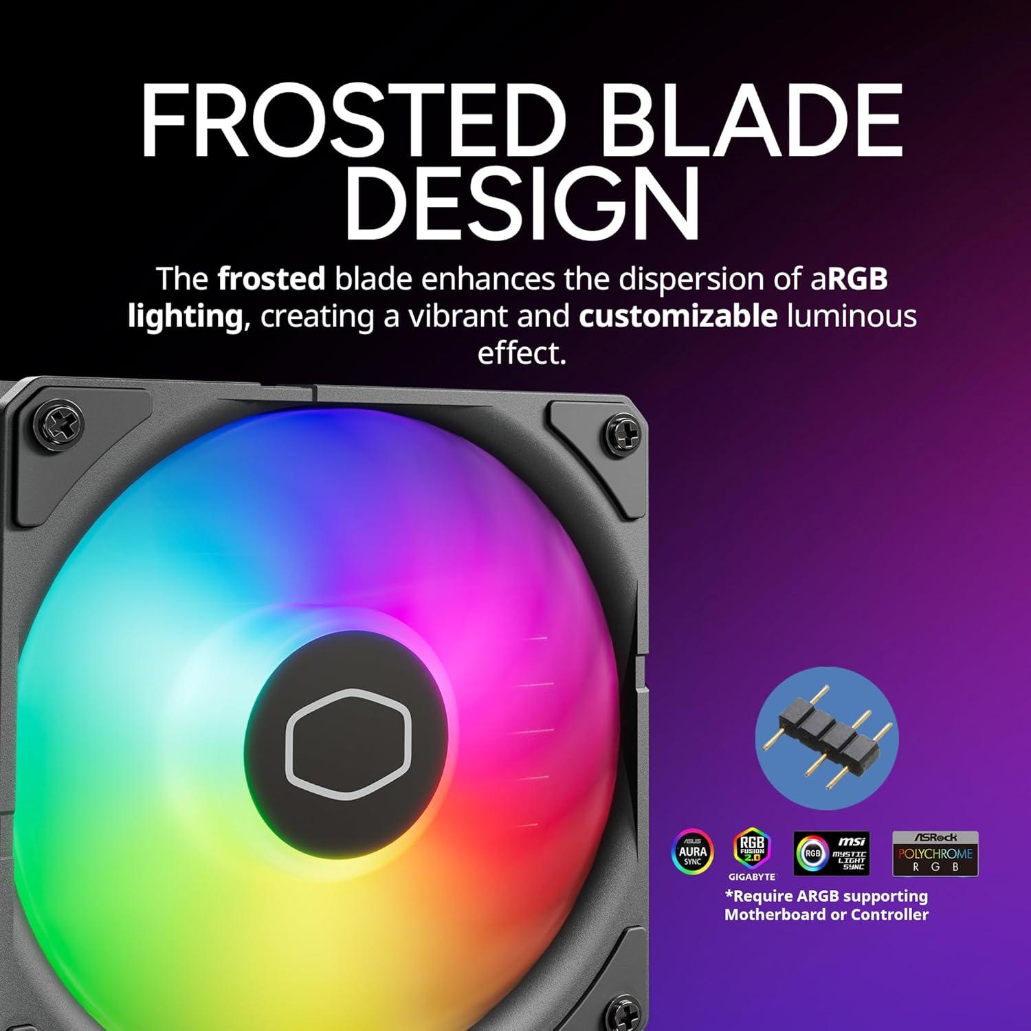 Cooler Master Hyper 212 Pro aRGB Enfriador de CPU 152mm