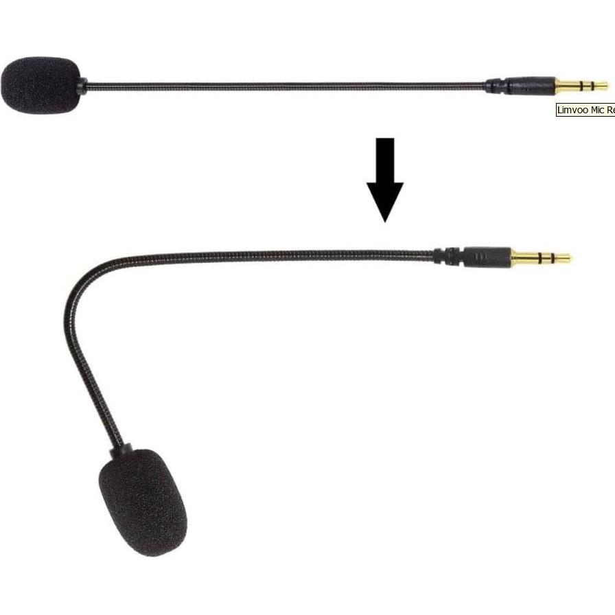 Micrófono de Reemplazo QQC-01 para Auriculares de Juego 3.5mm