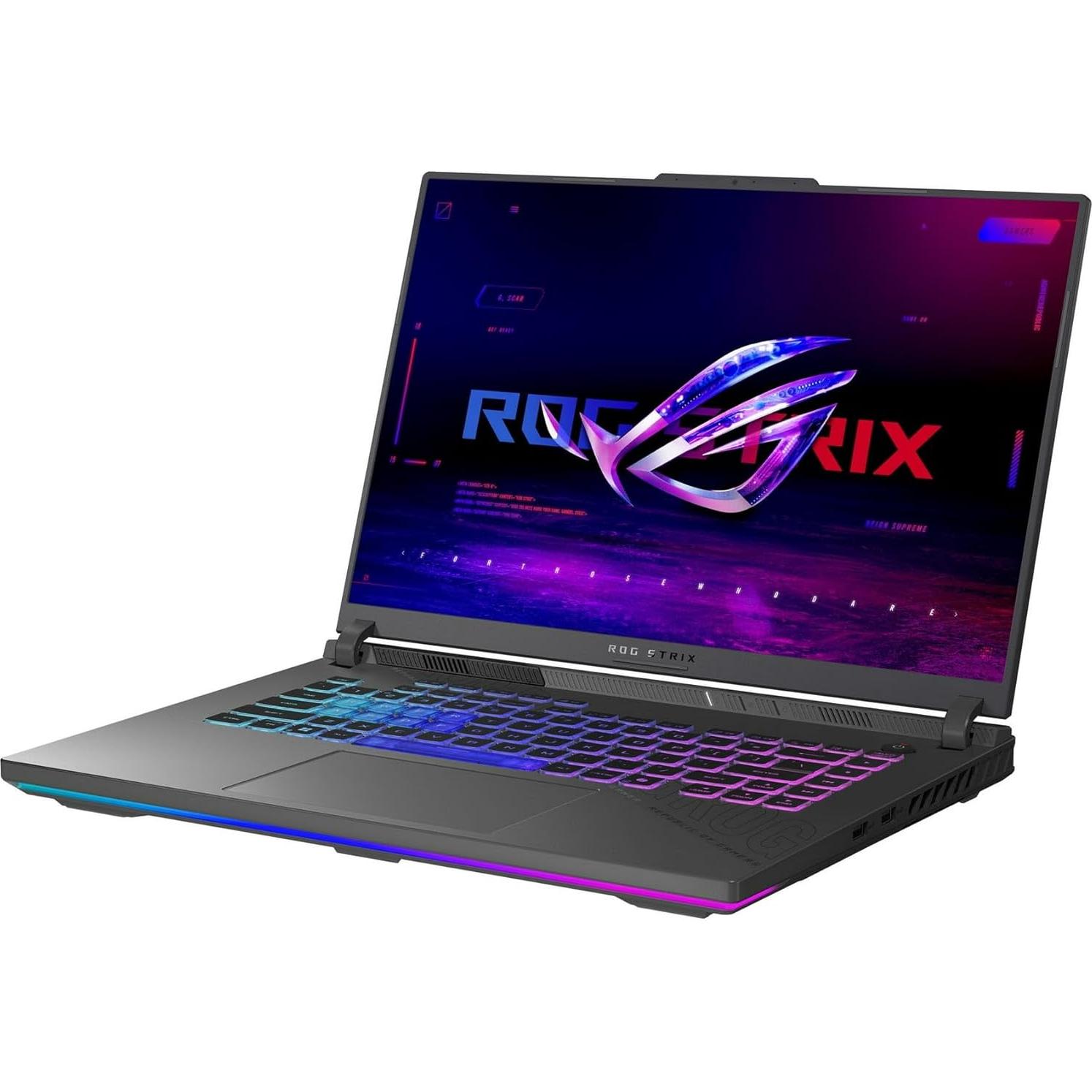 Laptop Gaming ASUS ROG Strix G16 | Ryzen 9 16-Core | RTX 5060 | 64GB RAM | 4TB SSD | 16" 1920x1200 165Hz | Win11 Pro