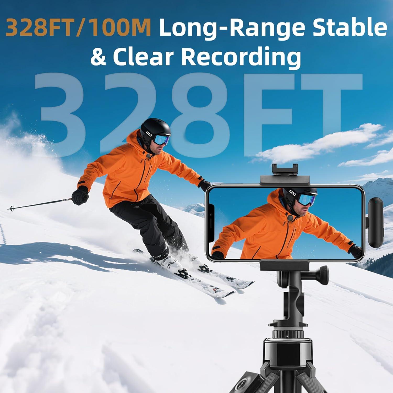 Micrófono Inalámbrico NoteVox Mini Go 2 USB C con Cancelación AI