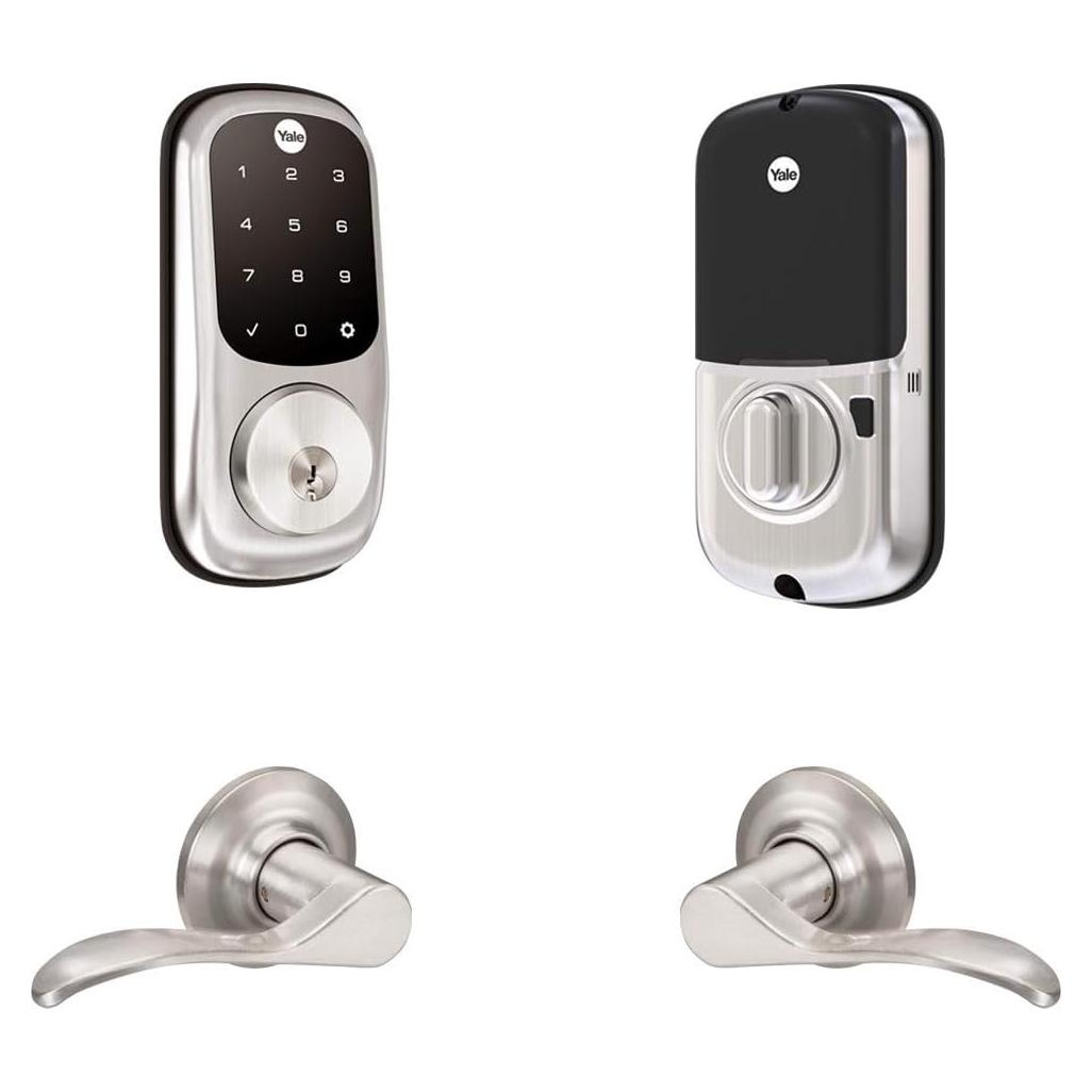Cerrojo Yale Assure Lock Norwood Pantalla Táctil Níquel Satinado