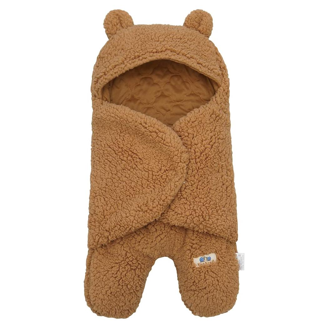 Manta de Recepción para Bebés BlueSnail 61x30cm Marrón