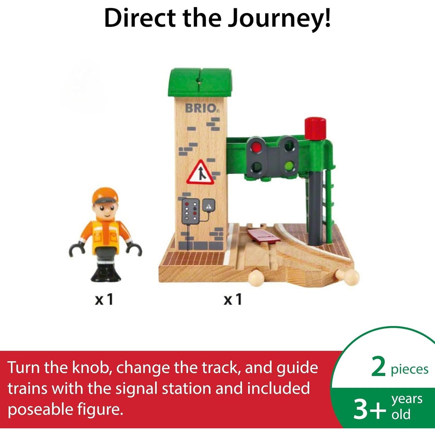Estación de Señales BRIO World - Juguete de Madera Interactivo