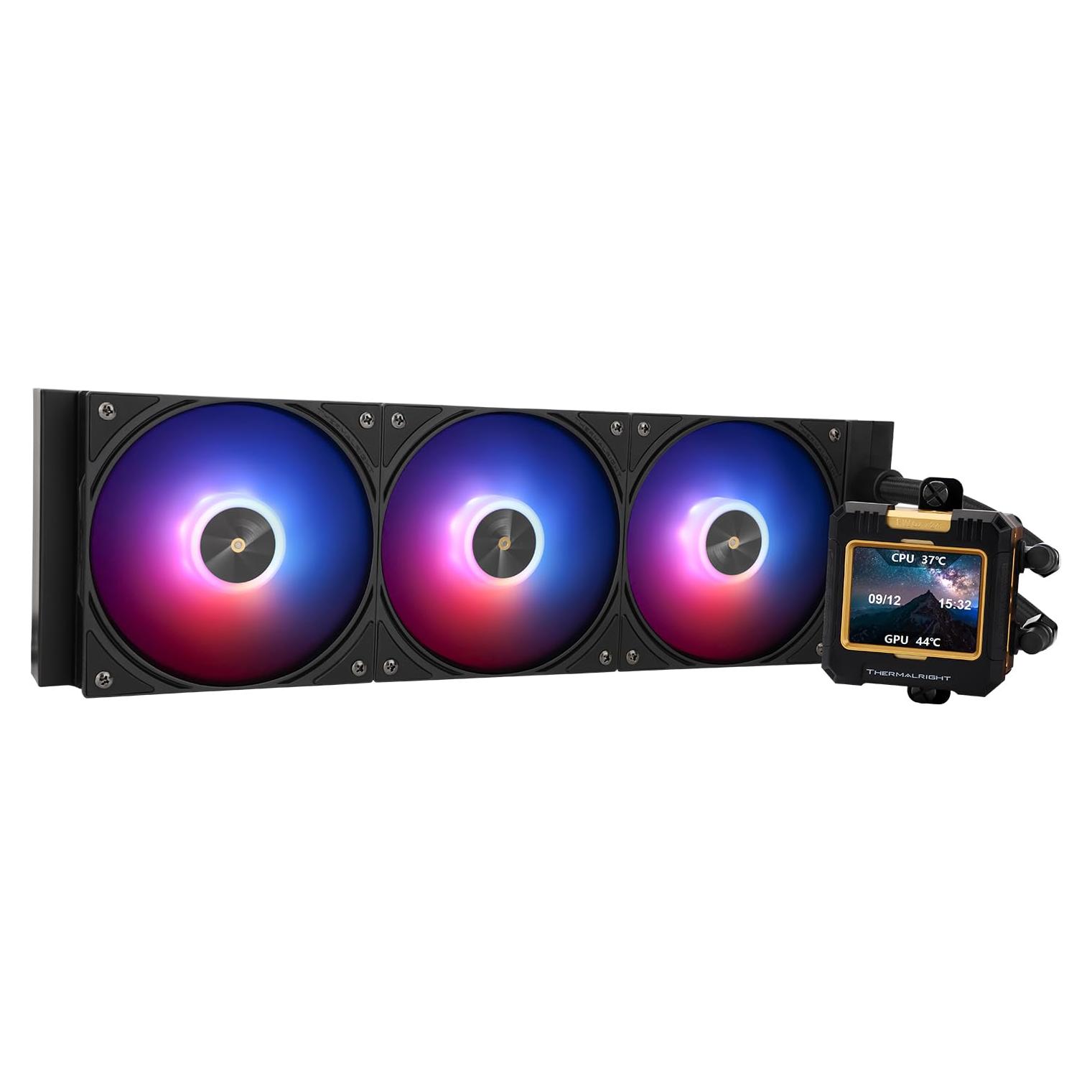 Enfriador de Agua para CPU THERMALRIGHT FW360 Negro ARGB 3 Ventiladores