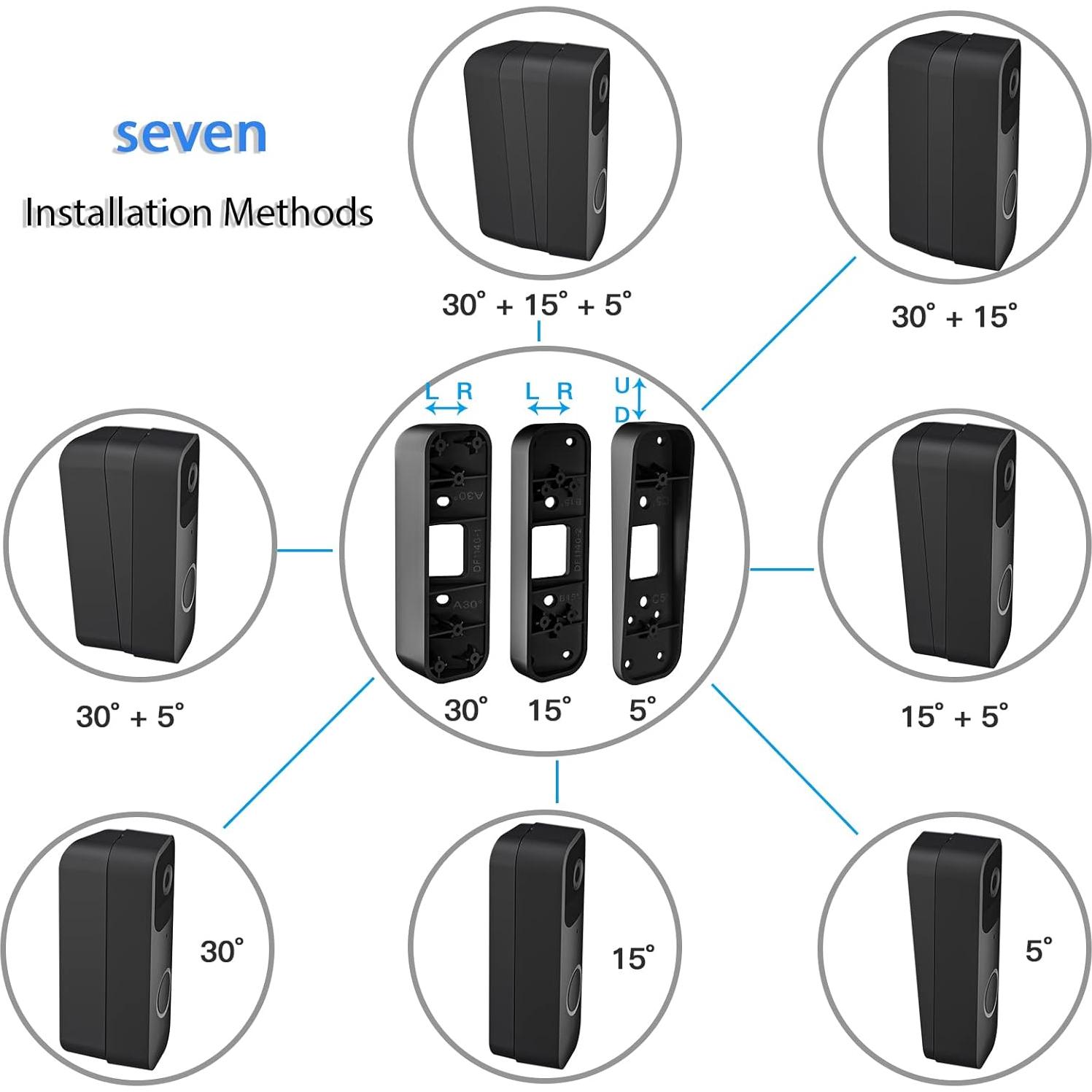 Kit de Montaje Ajustable HOLACA para Timbre Blink - 15/30/45 Grados