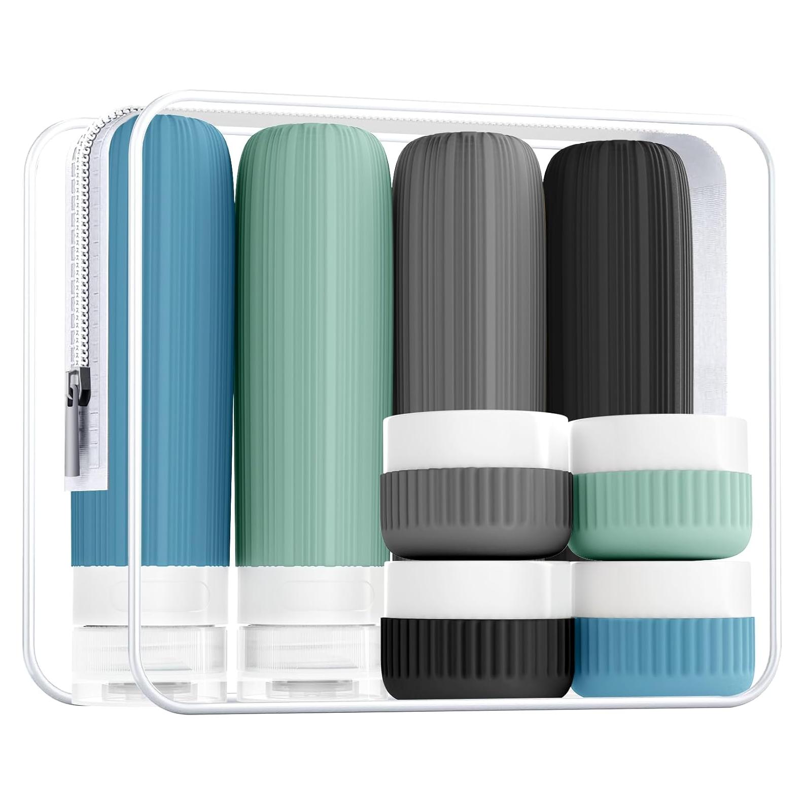 Set de Botellas de Viaje Huamemostyle 14 Piezas Aprobado TSA