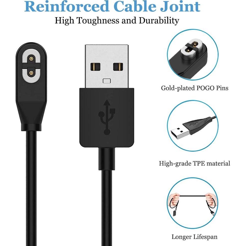 Cable de Carga 2x Threeeggs para Auriculares Shokz OpenRun