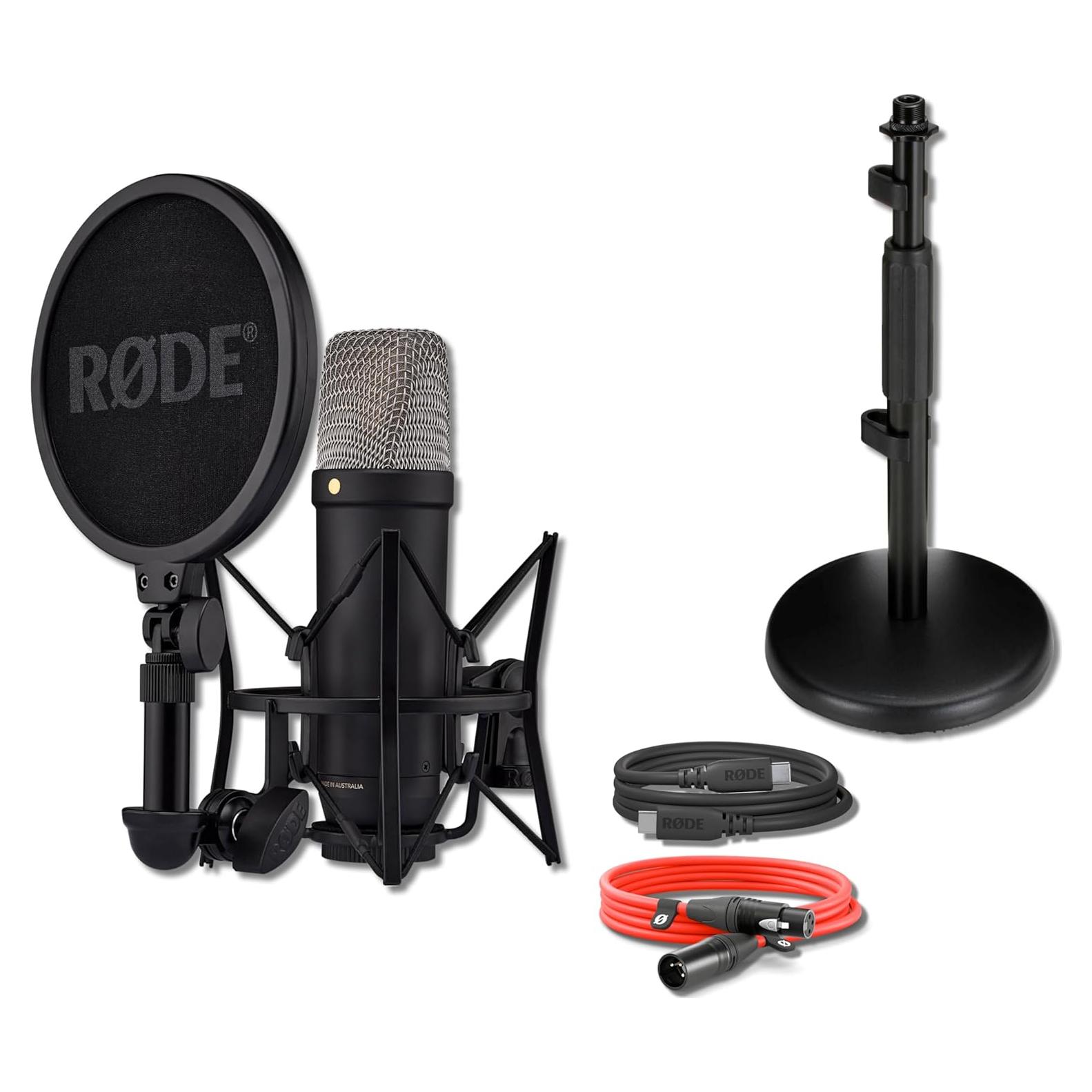 Micrófono de condensador Rode NT1 5ta Generación + Soporte DS1