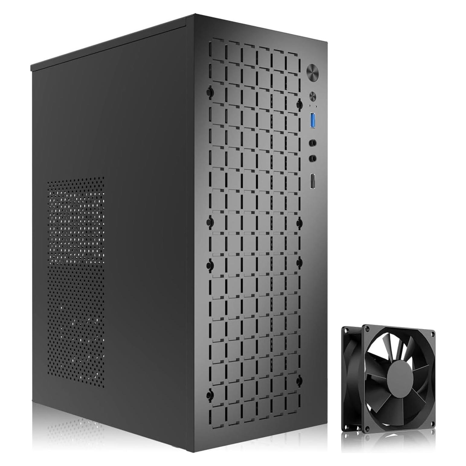 Caja de PC Micro ATX TGDGAMER H6-3000 Airflow, Negro