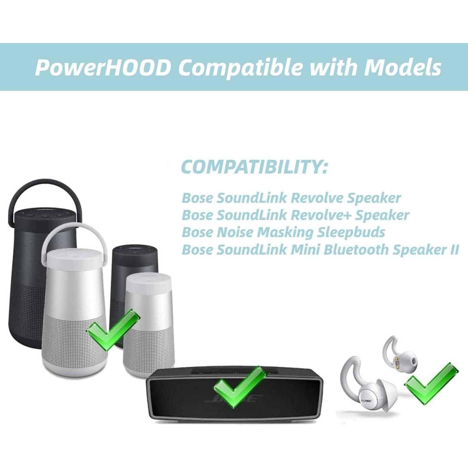 Cargador UL PowerHOOD para Bose SoundLink Mini II y Revolve