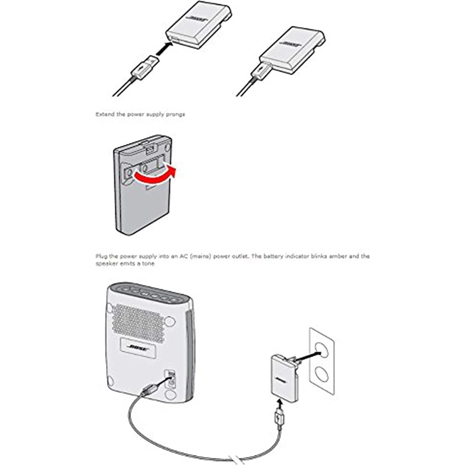Cargador UL PowerHOOD para Bose SoundLink Mini II y Revolve
