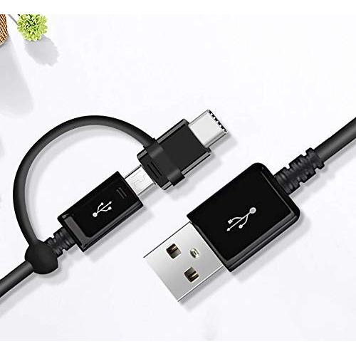 Cable de Carga Rápida Dual USB-C y MicroUSB Volt Plus 2Pack