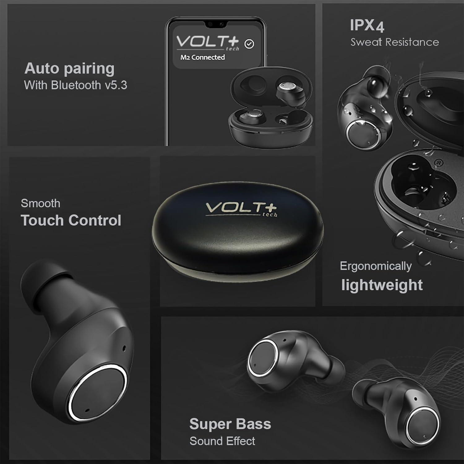 Auriculares Inalámbricos Bluetooth V5.3 VOLT PLUS XG01 IPX6