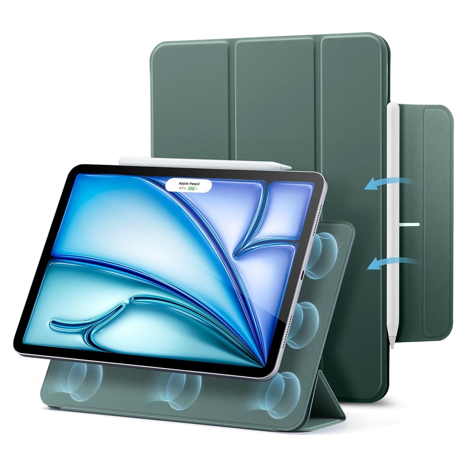 Funda ESR para iPad Air 11" M3/M2 2024/2025 Verde Bosque
