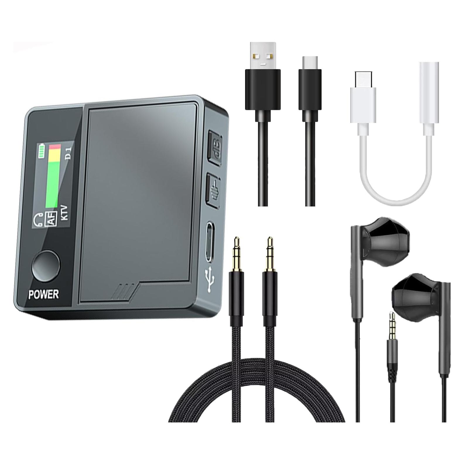 Cambiador de voz A9 con mezclador DJ y auriculares - Portátil