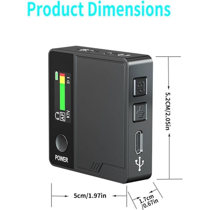 Cambiador de voz A9 con mezclador DJ y auriculares - Portátil