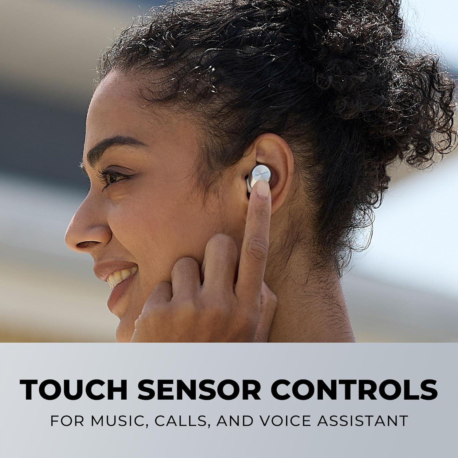 Auriculares Inalámbricos Technics EAH-AZ40M2-S Plata, Bluetooth 5.2, Cancelación de Ruido