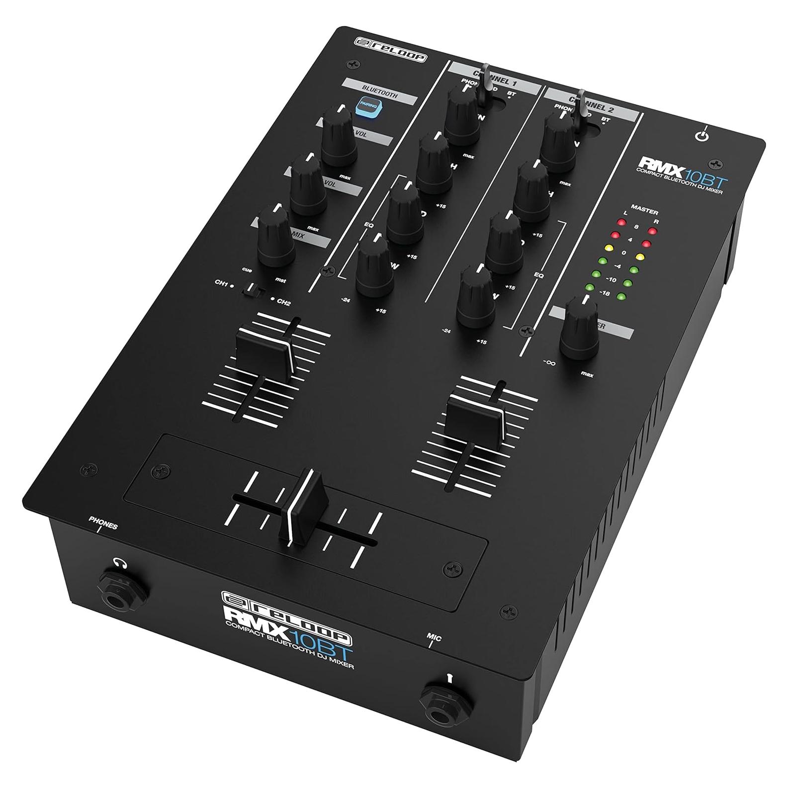 Mezclador DJ Bluetooth Reloop RMX-10BT 2 Canales Compacto