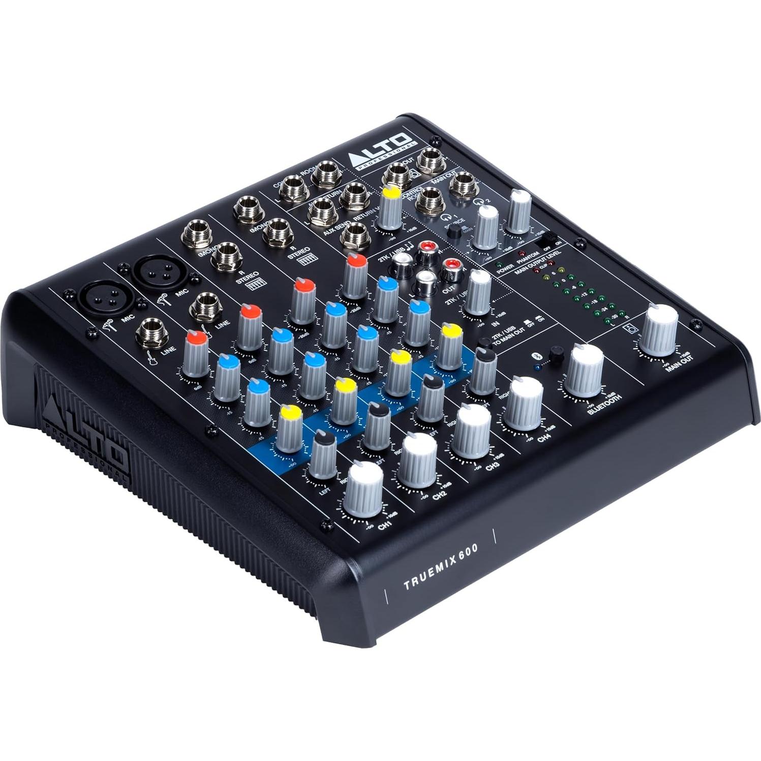 Mezclador de Audio ALTO TrueMix 600 con Bluetooth y USB