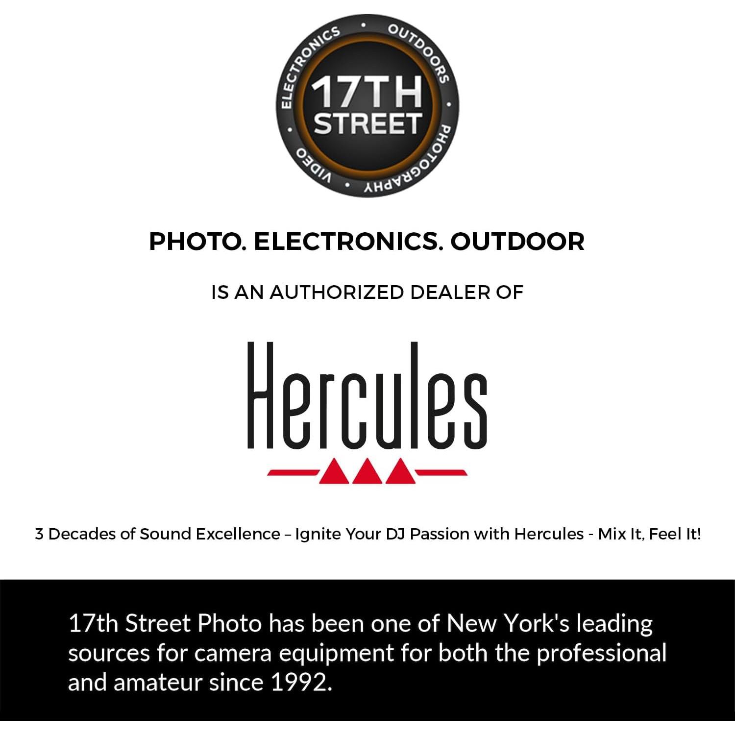 Controlador DJ Hercules DJControl Inpulse 300 + Auriculares y Soporte