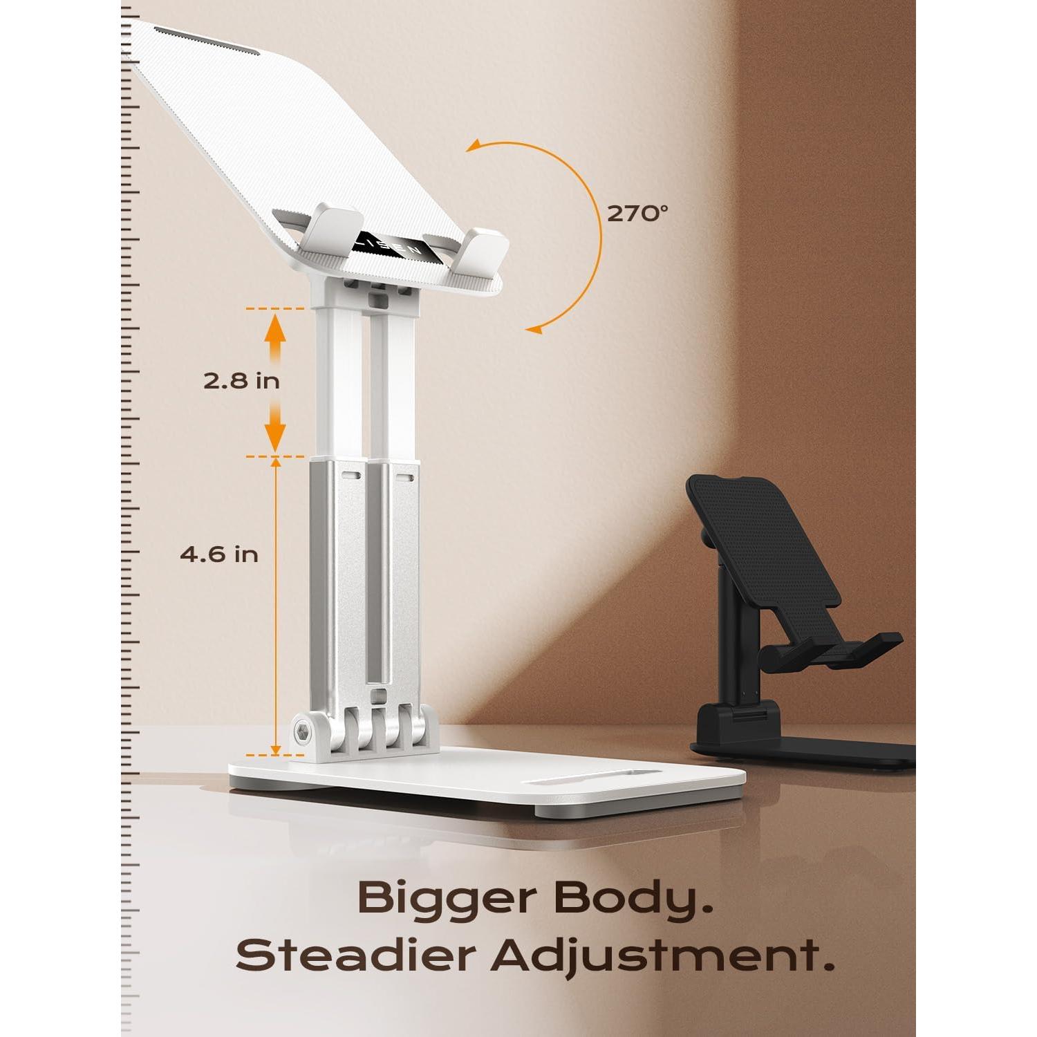 Soporte para Tablet LISEN Plegable Blanco 4-40 cm Ajustable